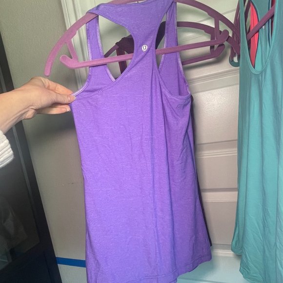 COPY - Lululemon Cool Racerback tank, size 6, Purple - Picture 2 of 2